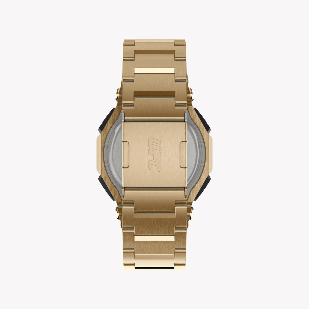 Timex Men's Gold Stainless Steel Watch, Black Dial | Tw2v84500