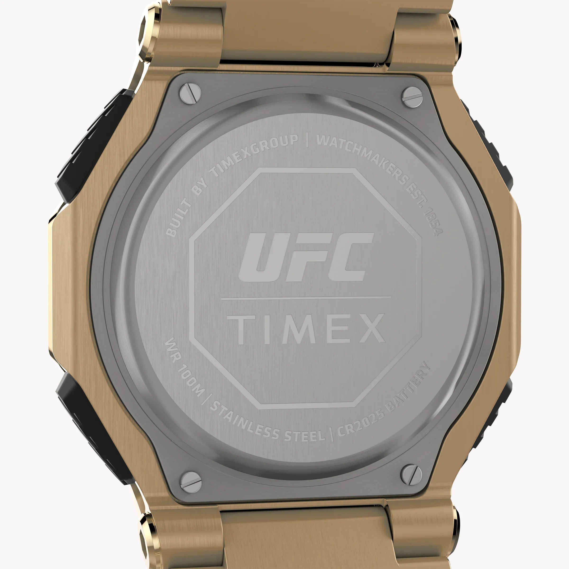 Timex Men's Gold Stainless Steel Watch, Black Dial | Tw2v84500