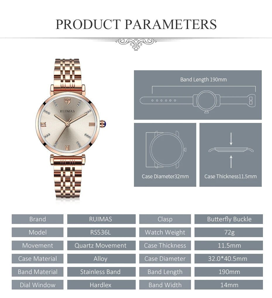 RUIMAS Women Watches