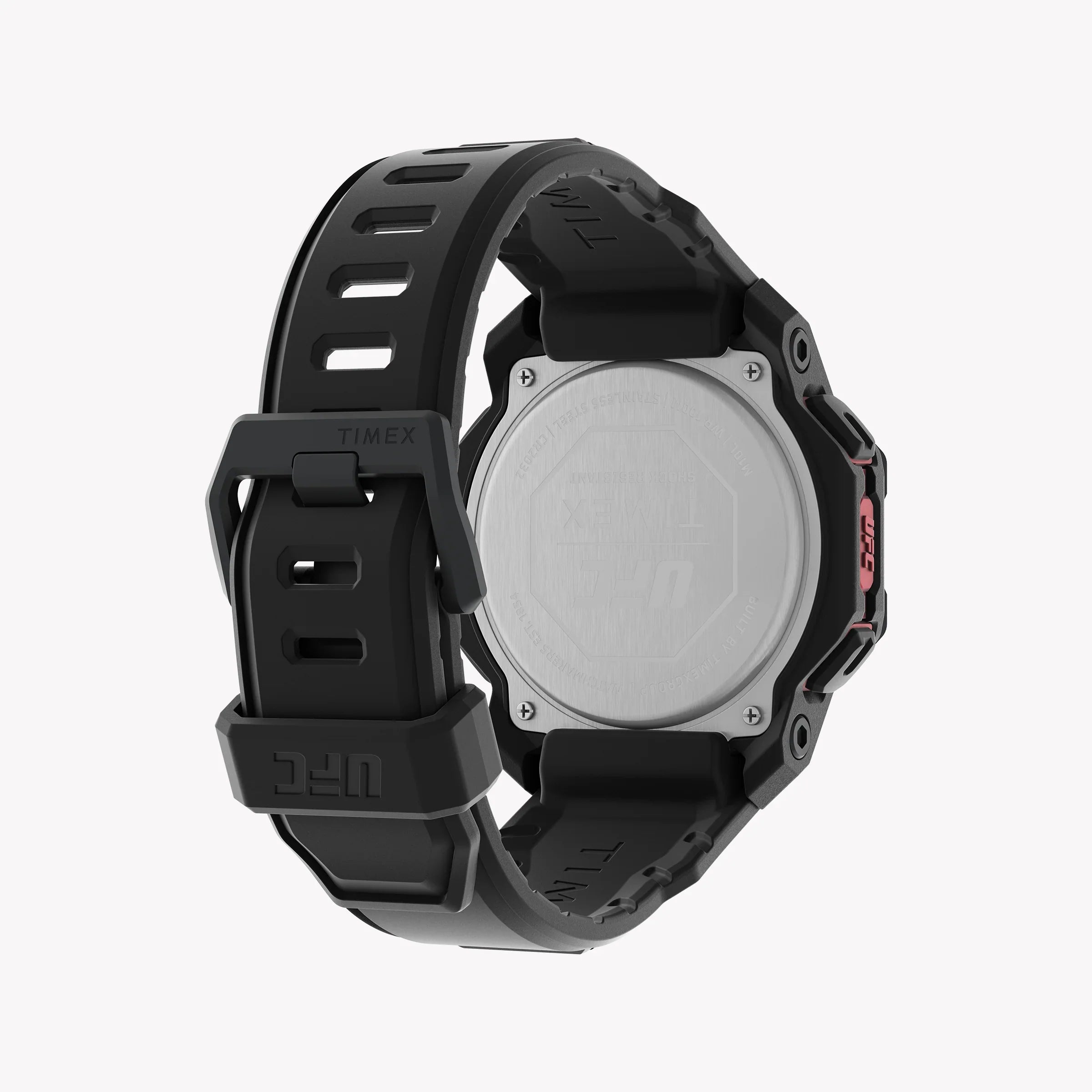 Timex Ufc Knockout Watch, Matte Black Resin Case | Tw2v88100-1