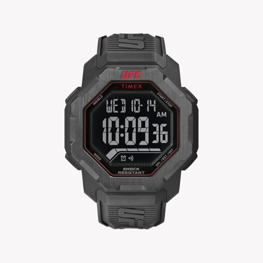 Timex Ufc Knockout Watch, Matte Black Resin Case | Tw2v88100-0