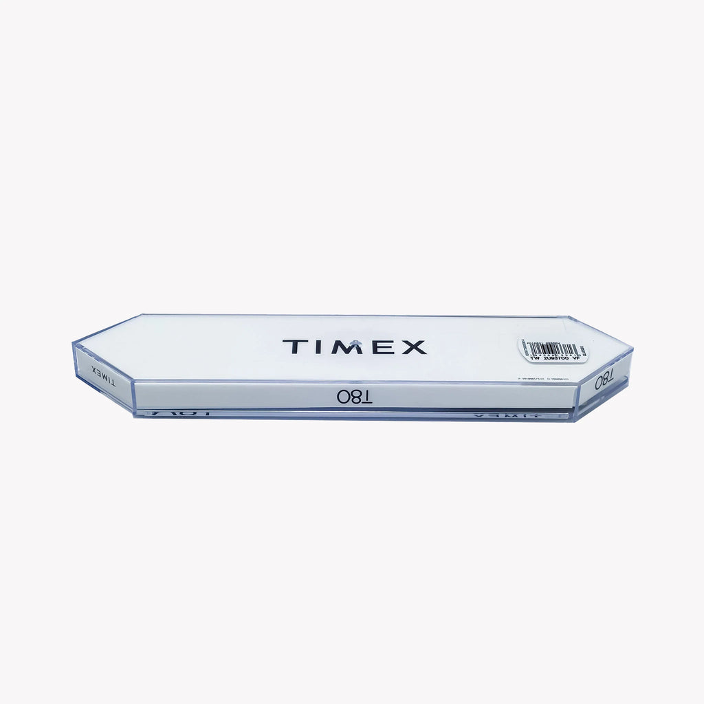 Timex Men's Silver Stainless Steel Watch, Black Dial | Tw2r25100