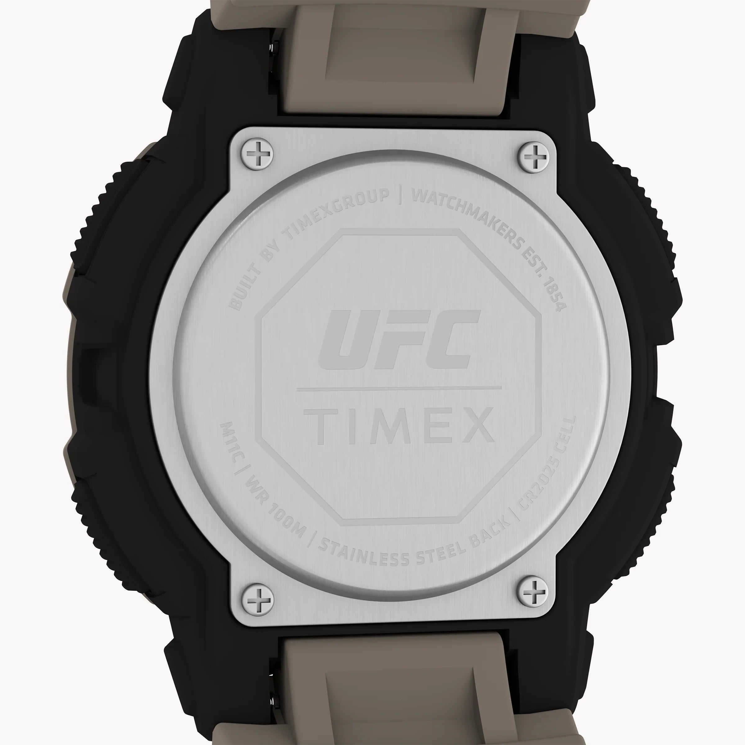 Timex Men's Resin Watch, Black/Tan | Ufc Rumble Digital-3