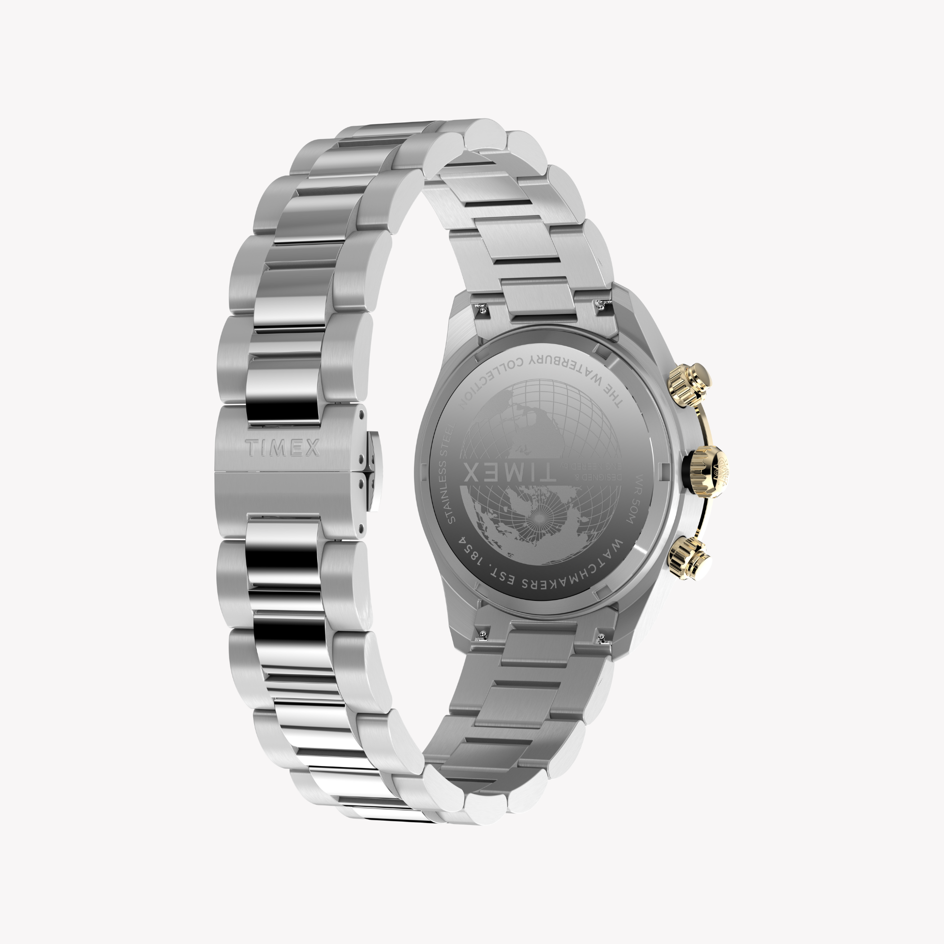 Timex Men's Silver Stainless Steel Watch | Tw2y24000