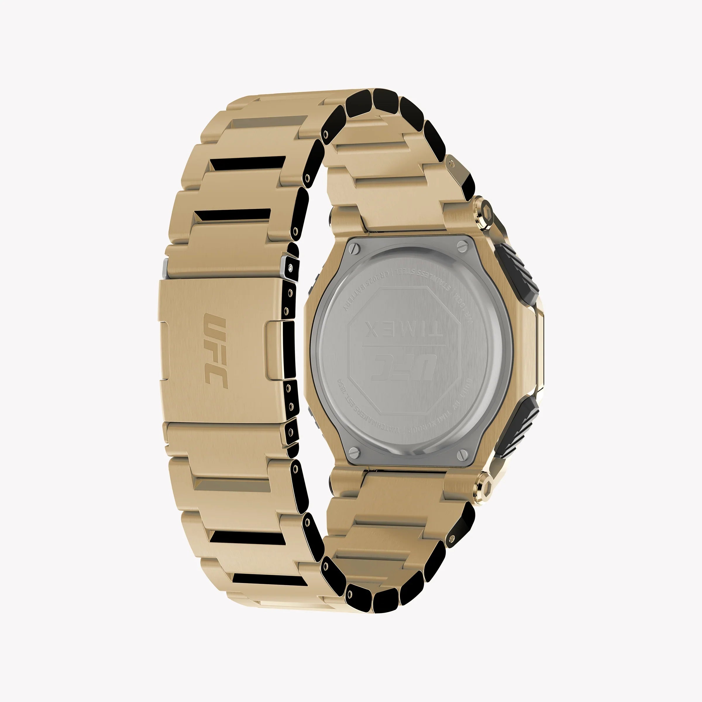 Timex Men's Gold Stainless Steel Watch, Black Dial | Tw2v84500