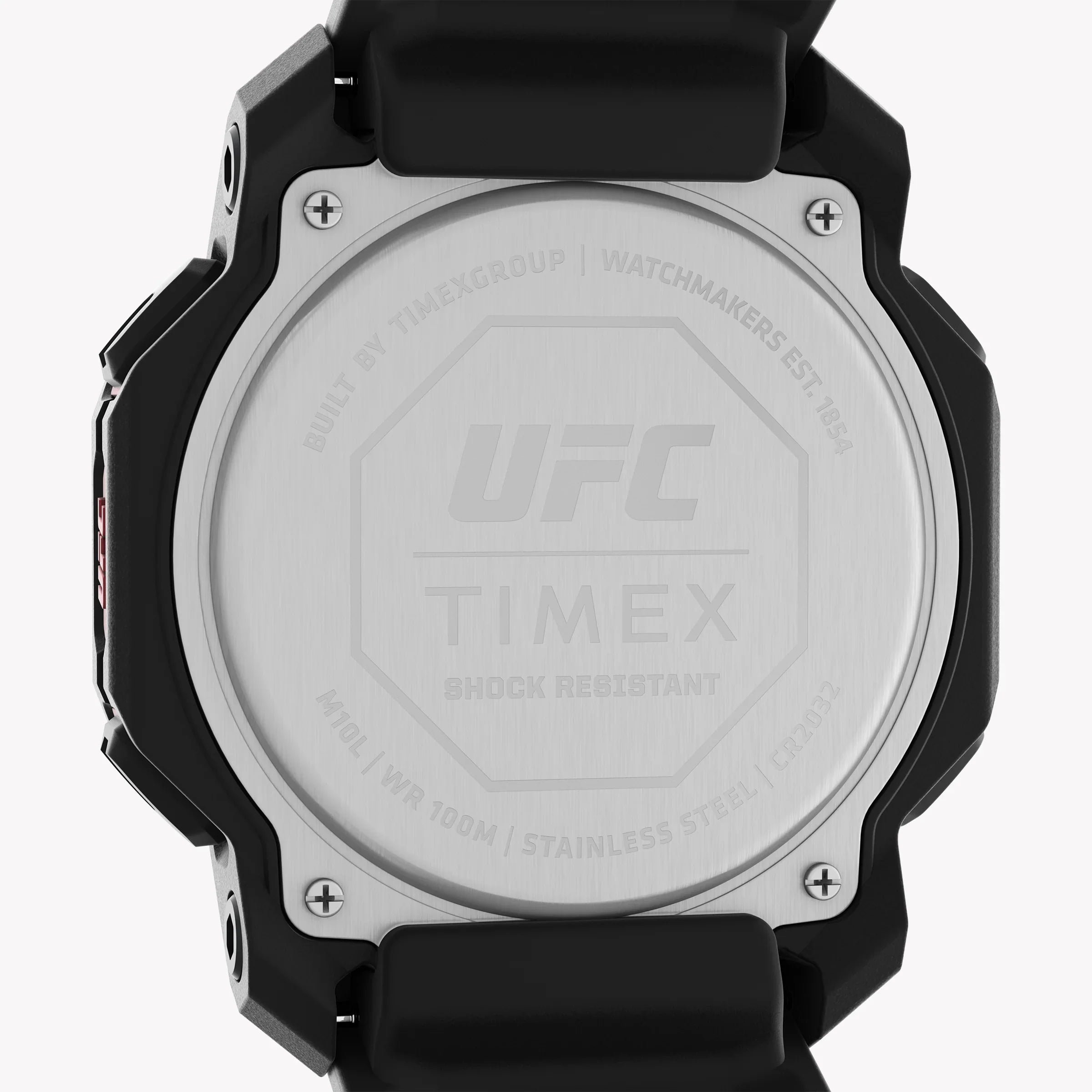Timex Ufc Knockout Watch, Matte Black Resin Case | Tw2v88100-3