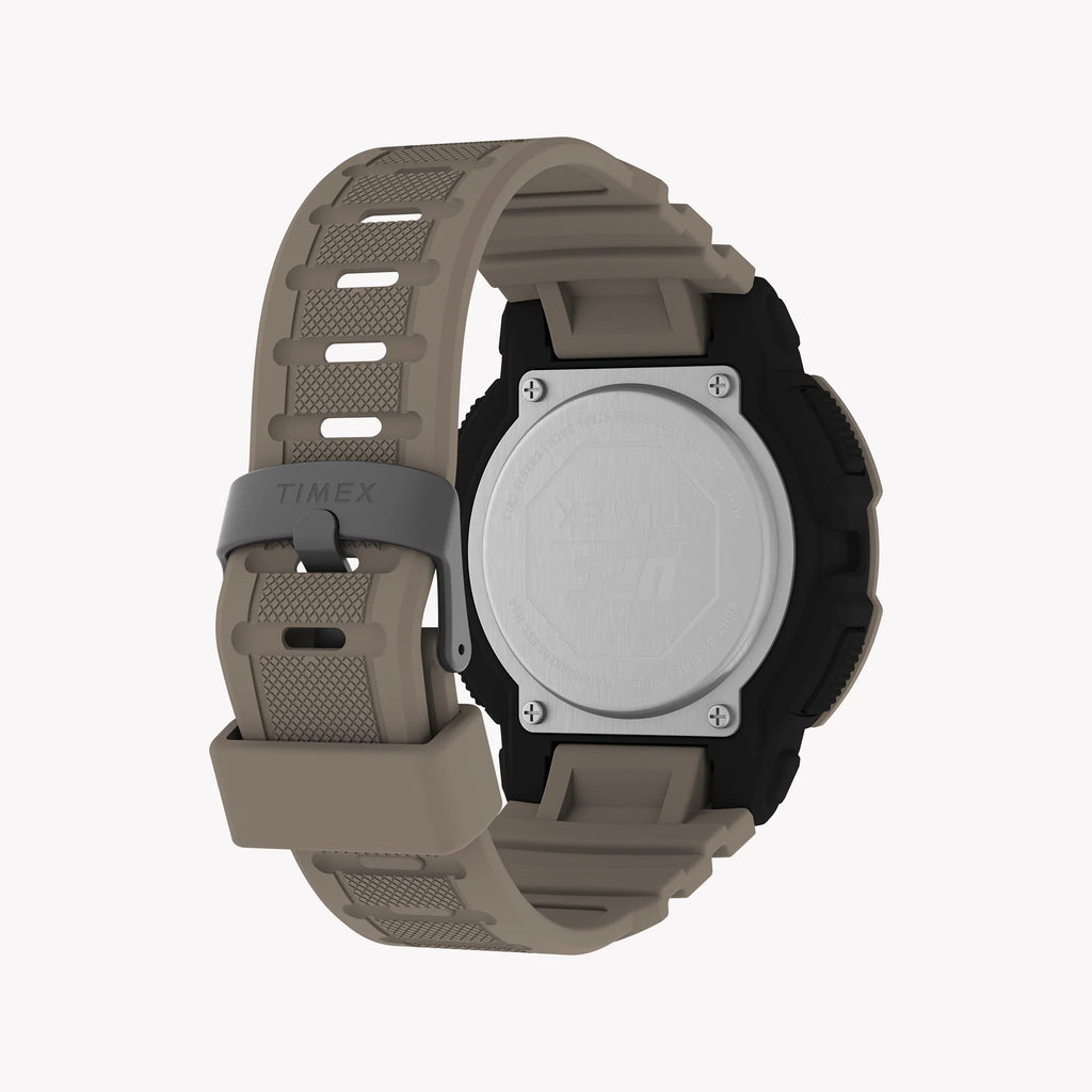 Timex Men's Resin Watch, Black/Tan | Ufc Rumble Digital-1
