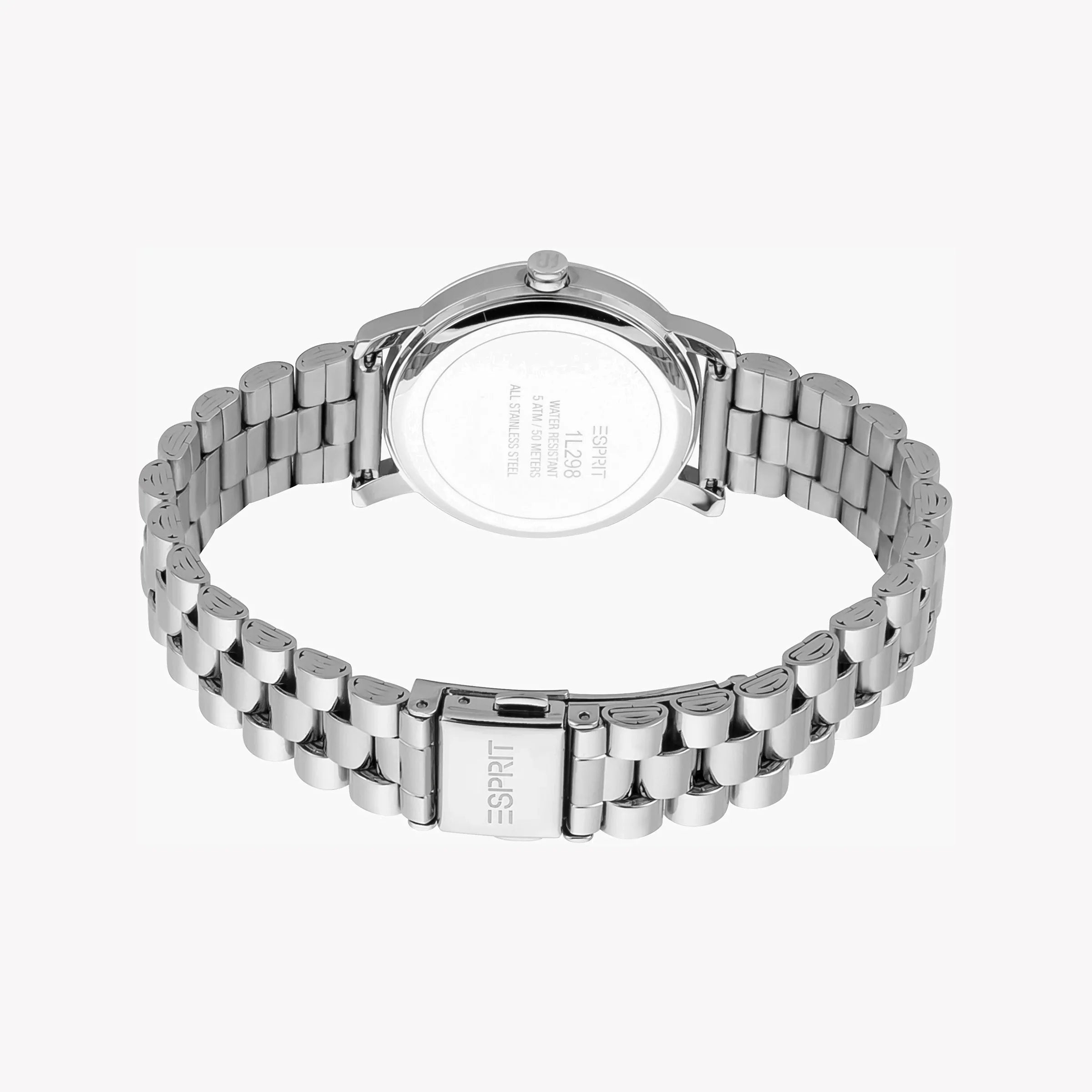 Esprit Women's Silver Stainless Steel Watch, Round Case | Es1l048m0035-3